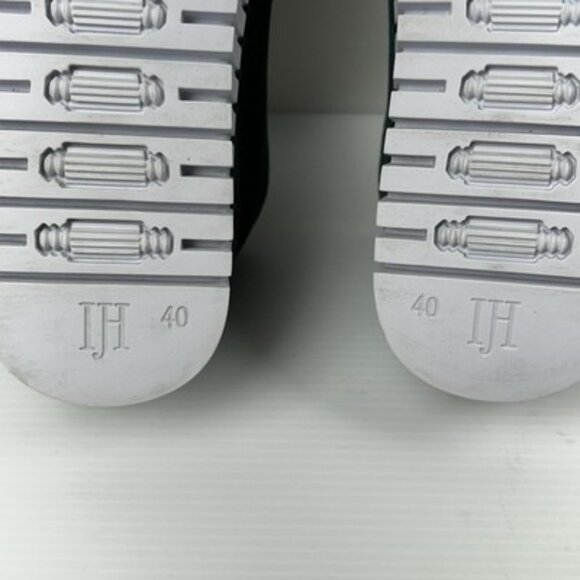 Ilse Jacobsen Tulip Platform Shoes Women's 40 / 9.5 Green Slip On Loafer Sneaker - Picture 8 of 11